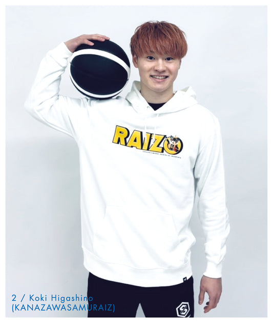 NIOHSPORTS×KANAZAWASAMURAIZ ライゾウ ライトパーカー （ホワイト）