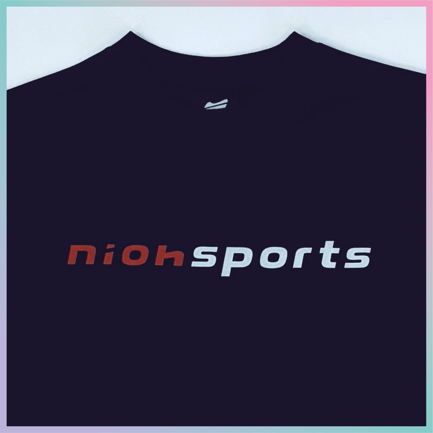 コットンライク ロゴドライＴシャツ　/　ブラック